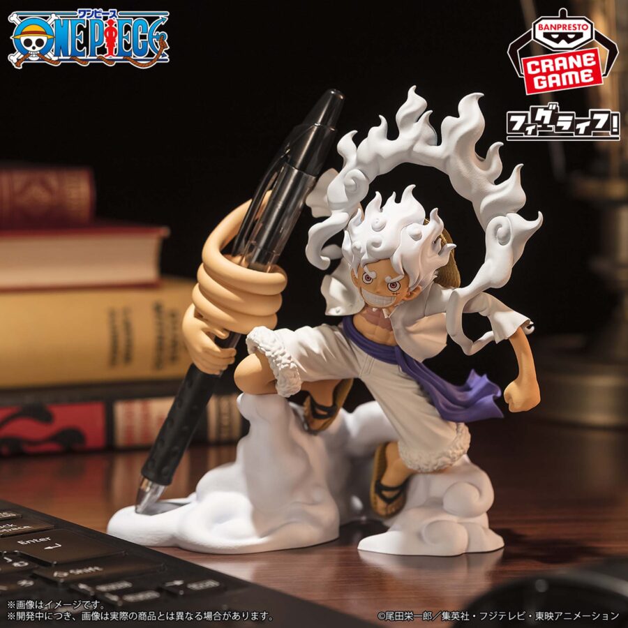 Monkey D. Luffy Figure - One Piece - Gear 5 Pen Stand Ver. - Figulife - Banpresto - Image 2