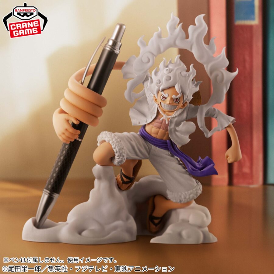 Monkey D. Luffy Figure - One Piece - Gear 5 Pen Stand Ver. - Figulife - Banpresto