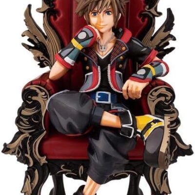 Sora Figure - Kingdom Hearts - Last One Throne Statue Ver. - Ichiban Kuji - Bandai Spirits