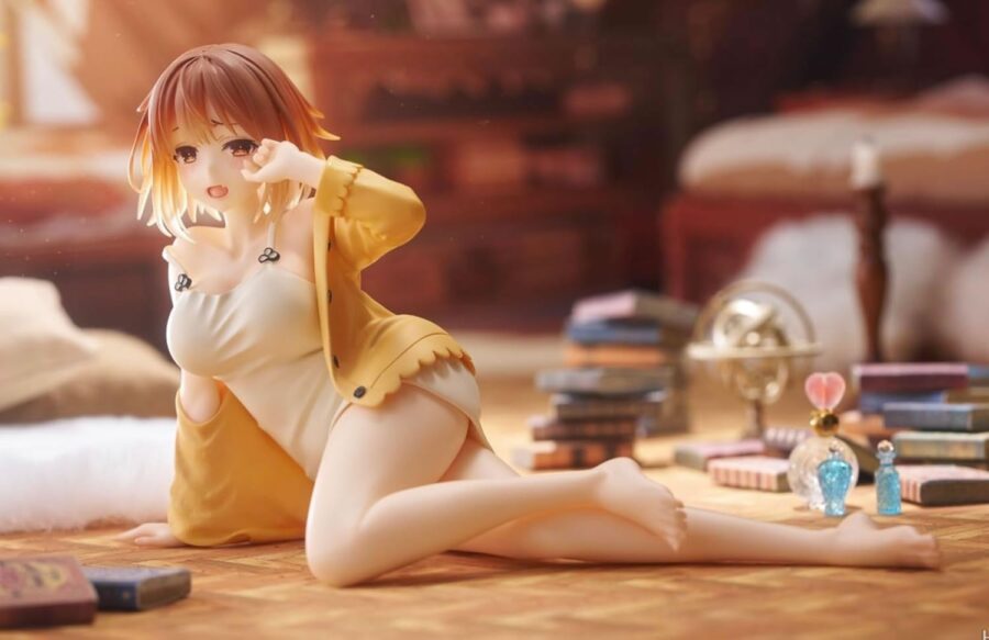 Reisalin Stout Figure - Atelier Ryza - Sleepy Pajamas Ver. - Desktop Cute - FuRyu