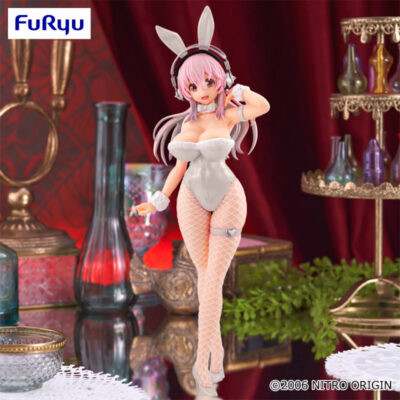 Super Sonico Figure - BiCute Bunnies Pearl White Ver. - BiCute Bunnies Series - FuRyu