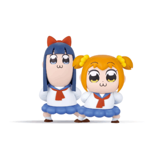 ポプテピピック SOFVIMATES ポプ子 ピピ美 フィギュア 2種類セット 公式／プライズフィギュア
