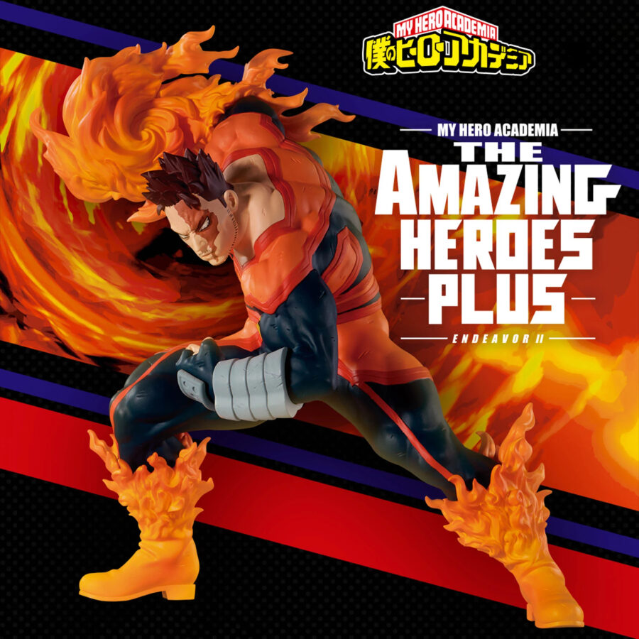 Endeavor Figure My Hero Academia THE AMAZING HEROES PLUS Ver. II by Banpresto - Image 2
