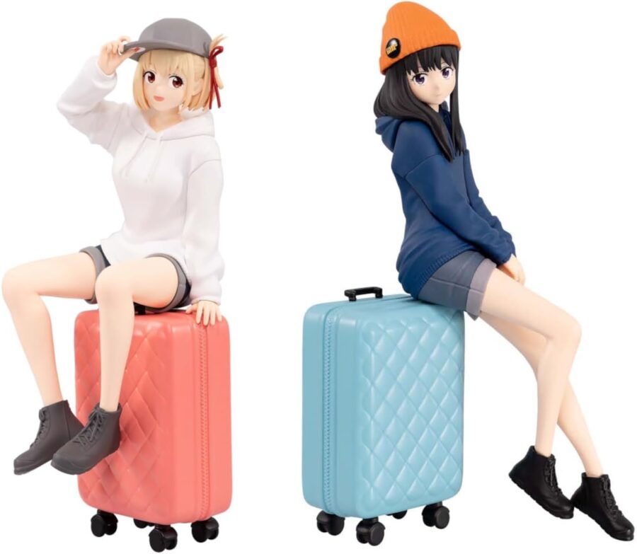 Chisato Nishikigi & Takina Inoue figure set Lycoris Recoil Travel ver by SEGA