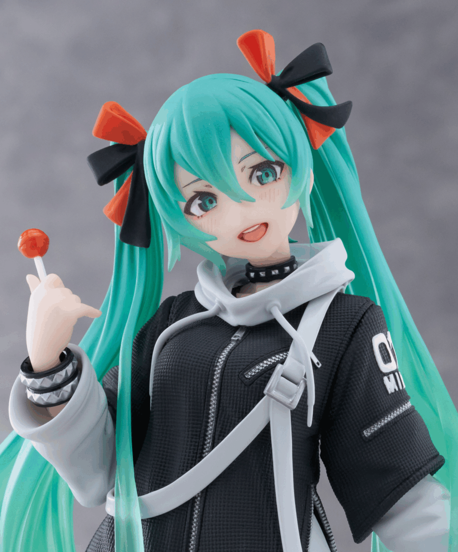 Hatsune Miku Figure Fashion Punk Ver. Taito - Image 2