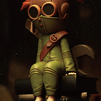 LITTLE NIGHTMARES -リトルナイトメア- モニタートップフィギュアvol.1 アローン 公式／プライズフィギュア